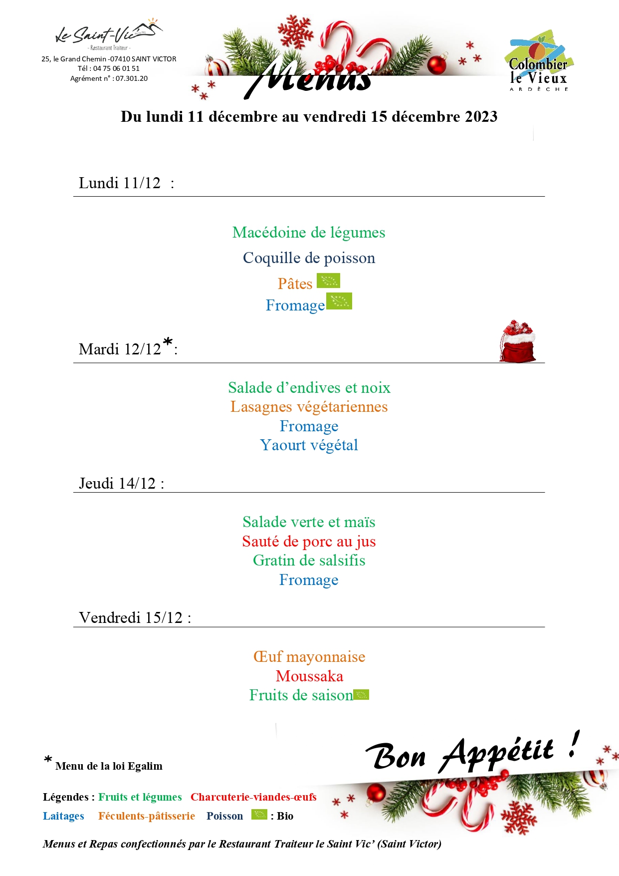 DECEMBRE Semaine du 11 au 15 decembre 2023 Copie page 0001