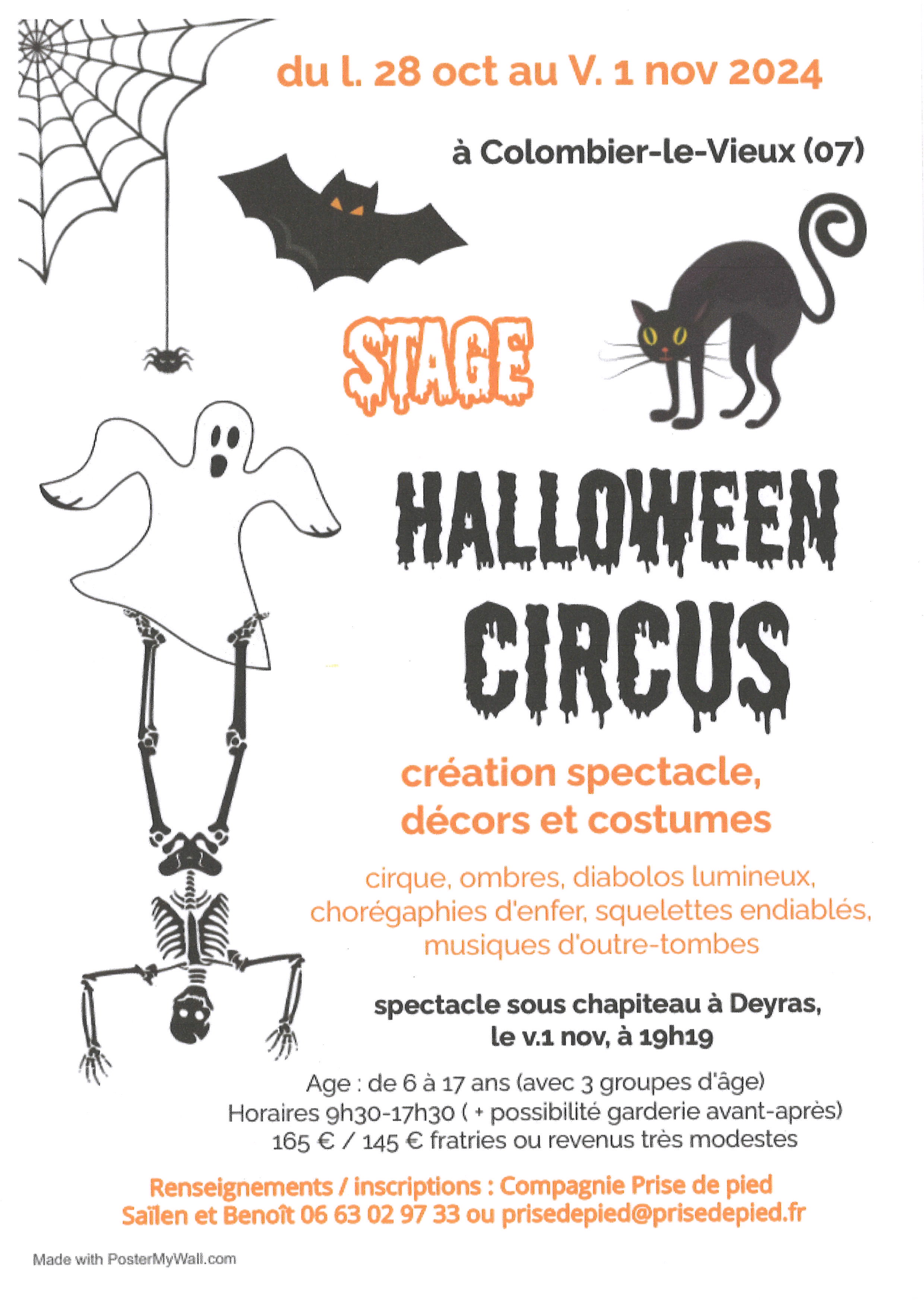 2024.10.28 au 01.11 stage Halloween Circus