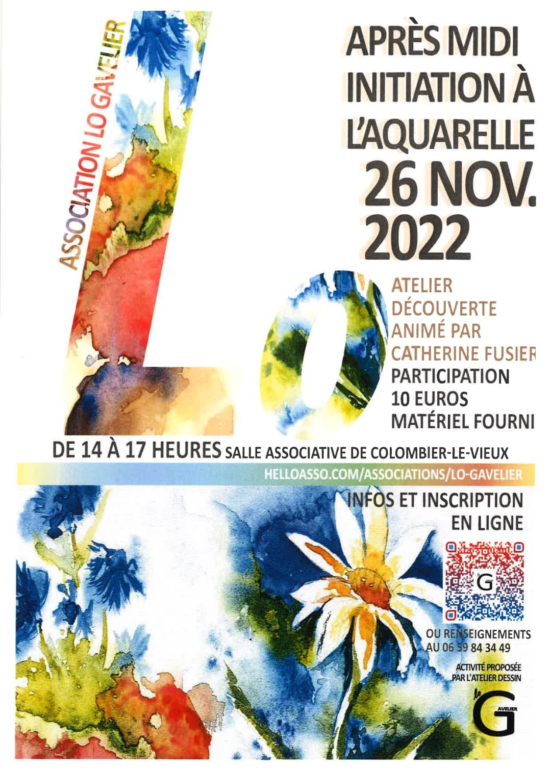 sortie aquarelle 2022