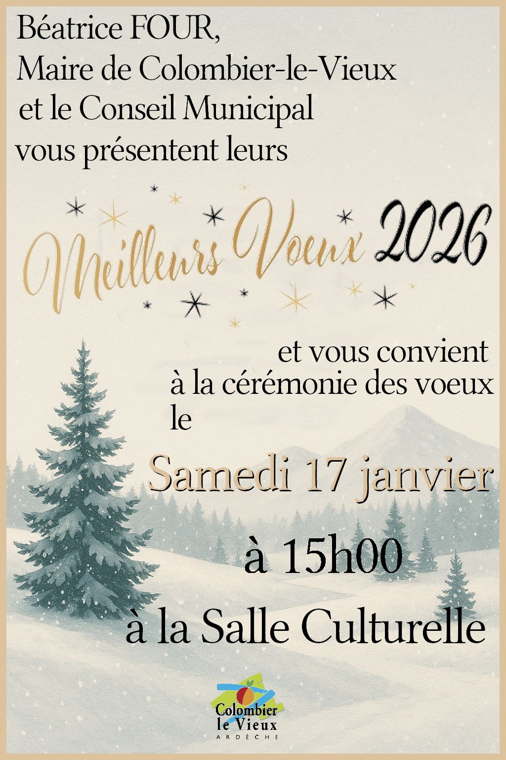 ceremonie voeux