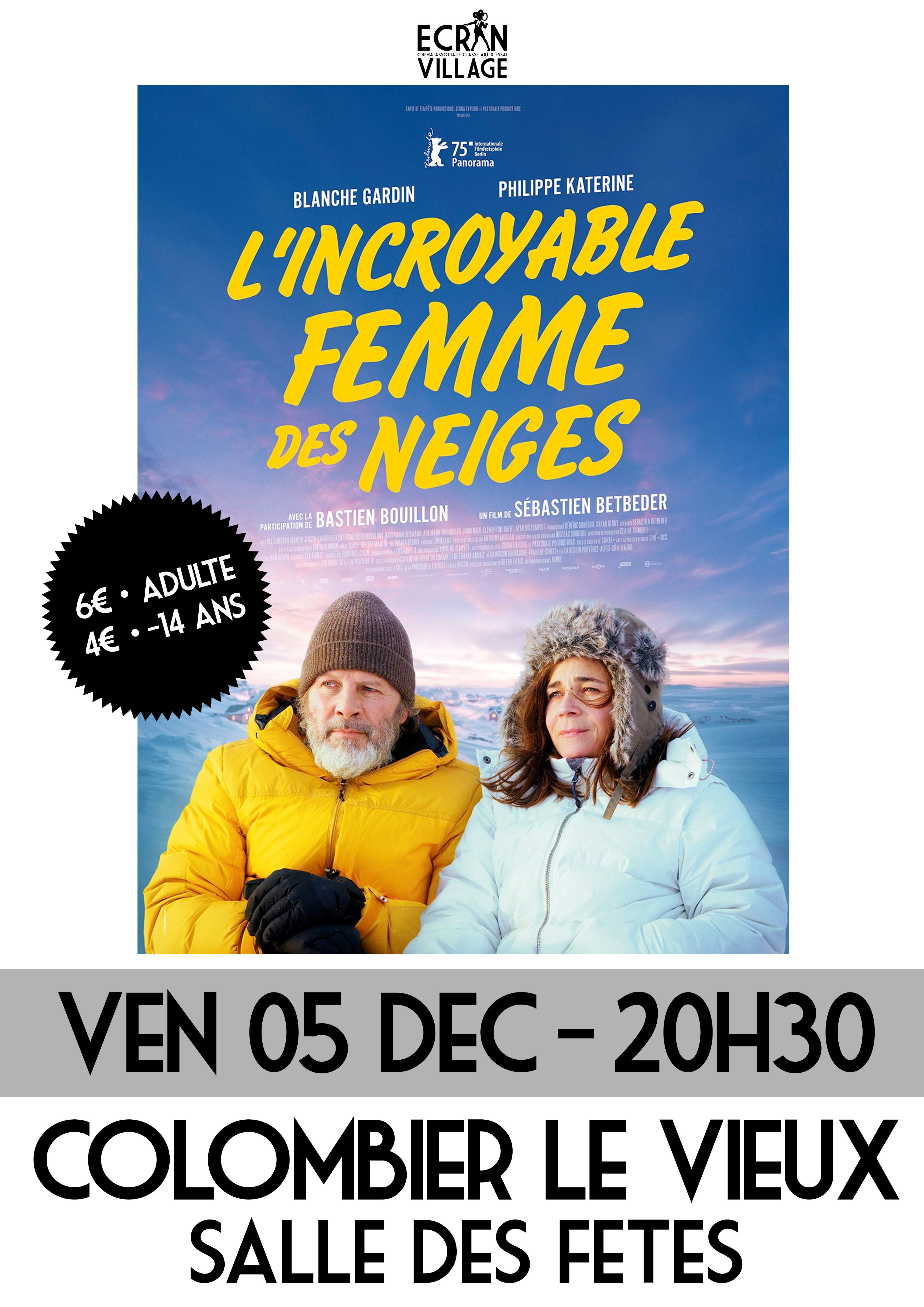 affiche colombier la femme des neiges Copie